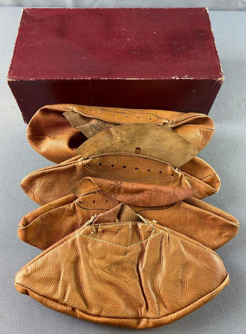 Box of 4 Vintage NOS Pioneer Brand Footballs (1 of 7)