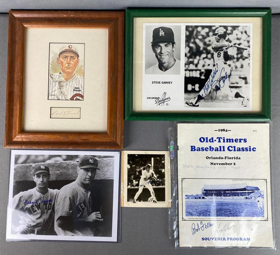 Group of 5 Baseball Autographs (1 of 9)