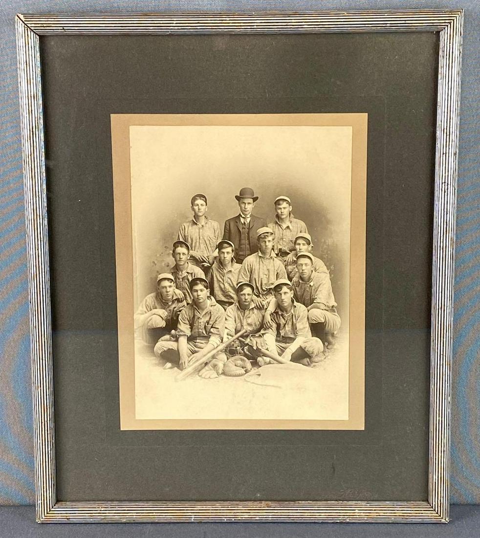 Antique Framed Baseball Team Photograph (1 of 4)