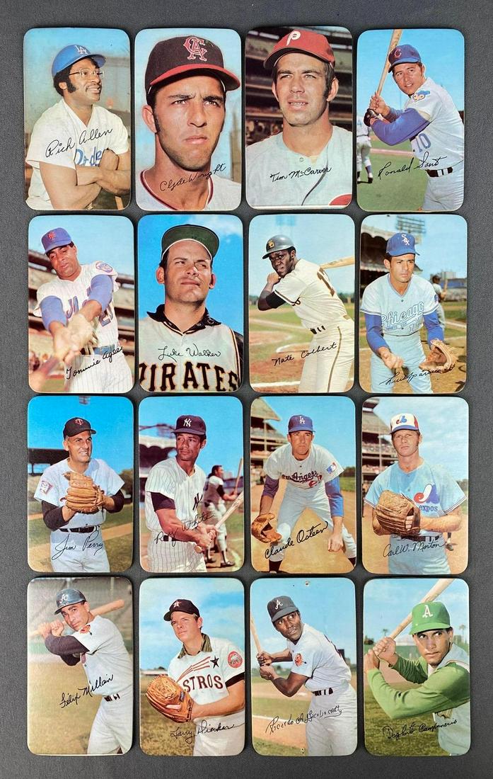 16 1971 Topps Super Set Break Cards 21 - 40 (1 of 9)