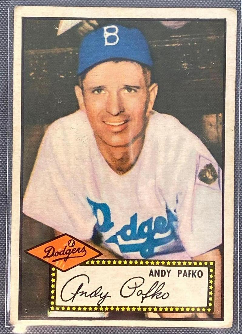 1952 Topps Andy Pafko #1  Red Back Set Break- Rare (1 of 3)