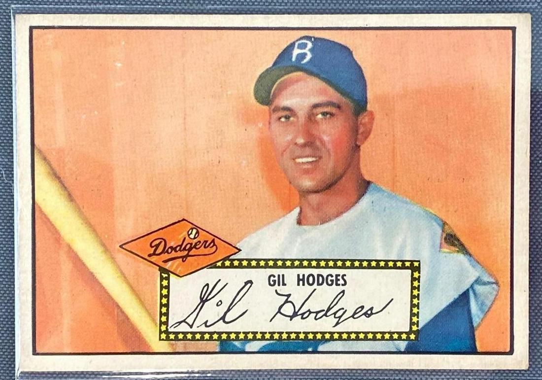 1952 Topps Gil Hodges #36 Red Back Set Break (1 of 3)
