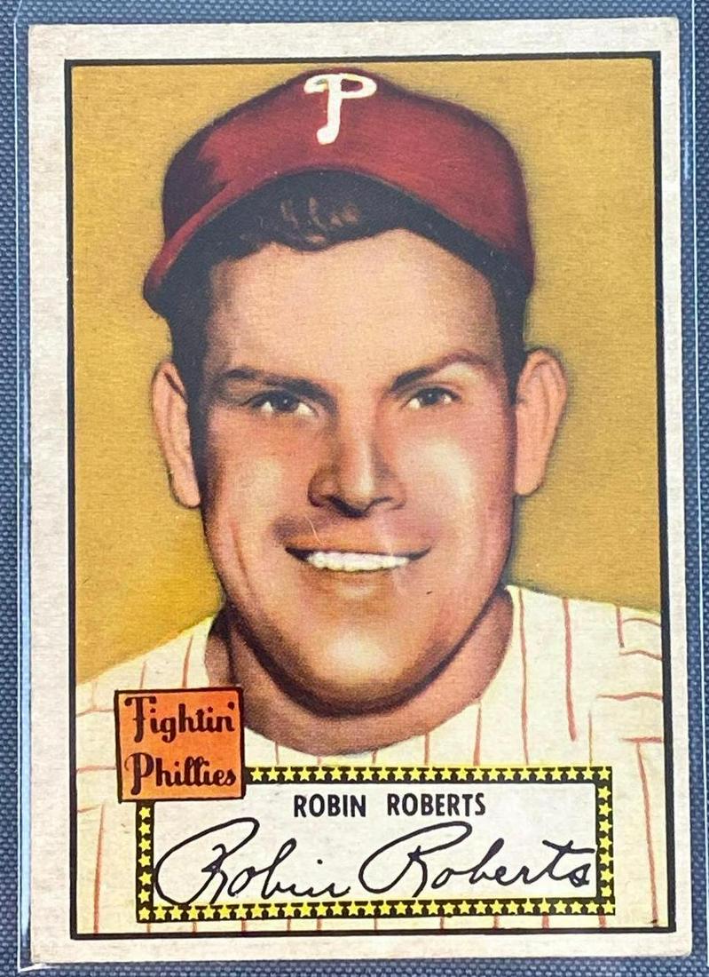 1952 Topps Robin Roberts #59 Red Back Set Break (1 of 3)