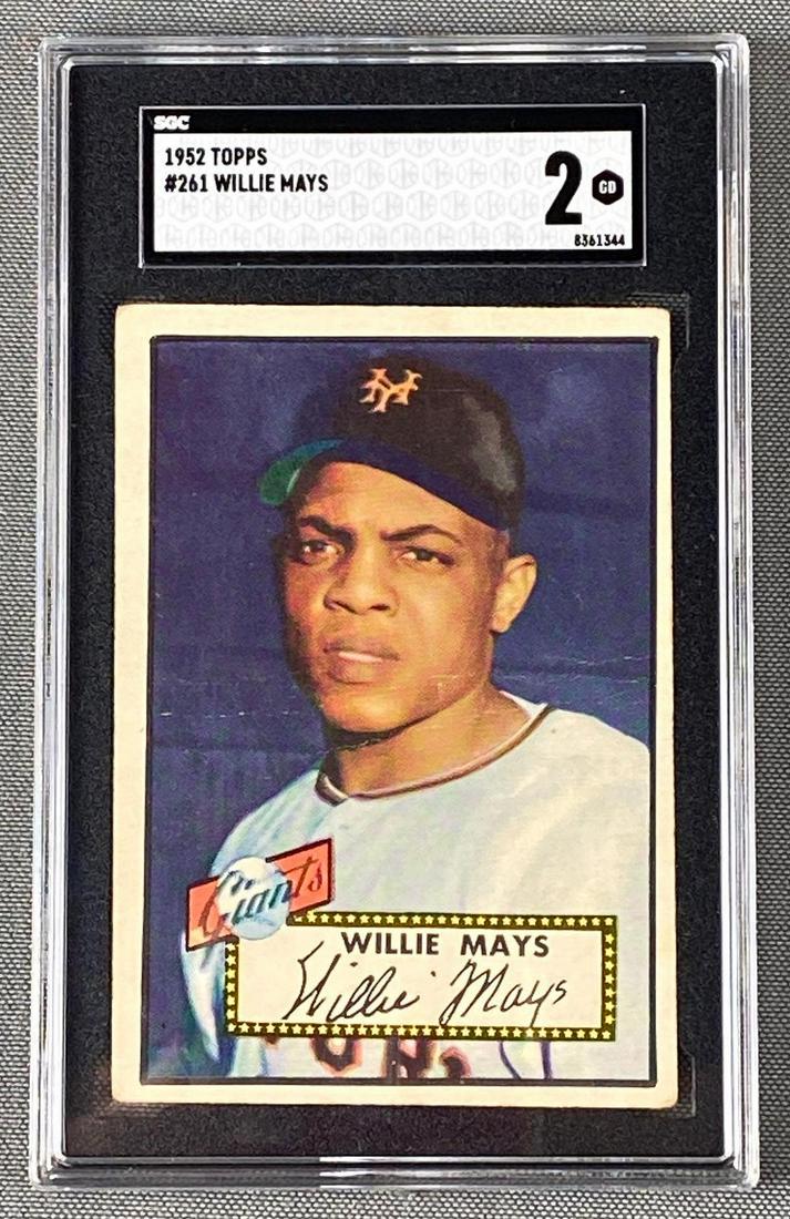 1952 Topps Willie Mays #261 SGC 2 (1 of 4)