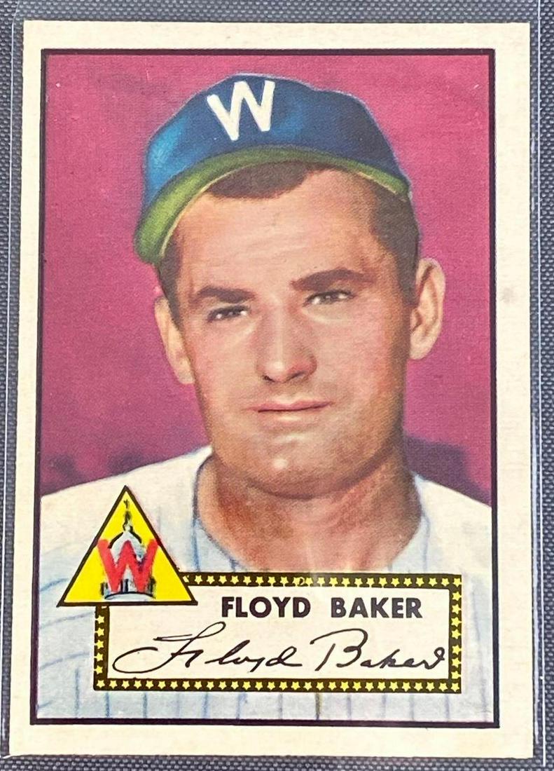 1952 Topps Floyd Baker #292 Set Break (1 of 3)