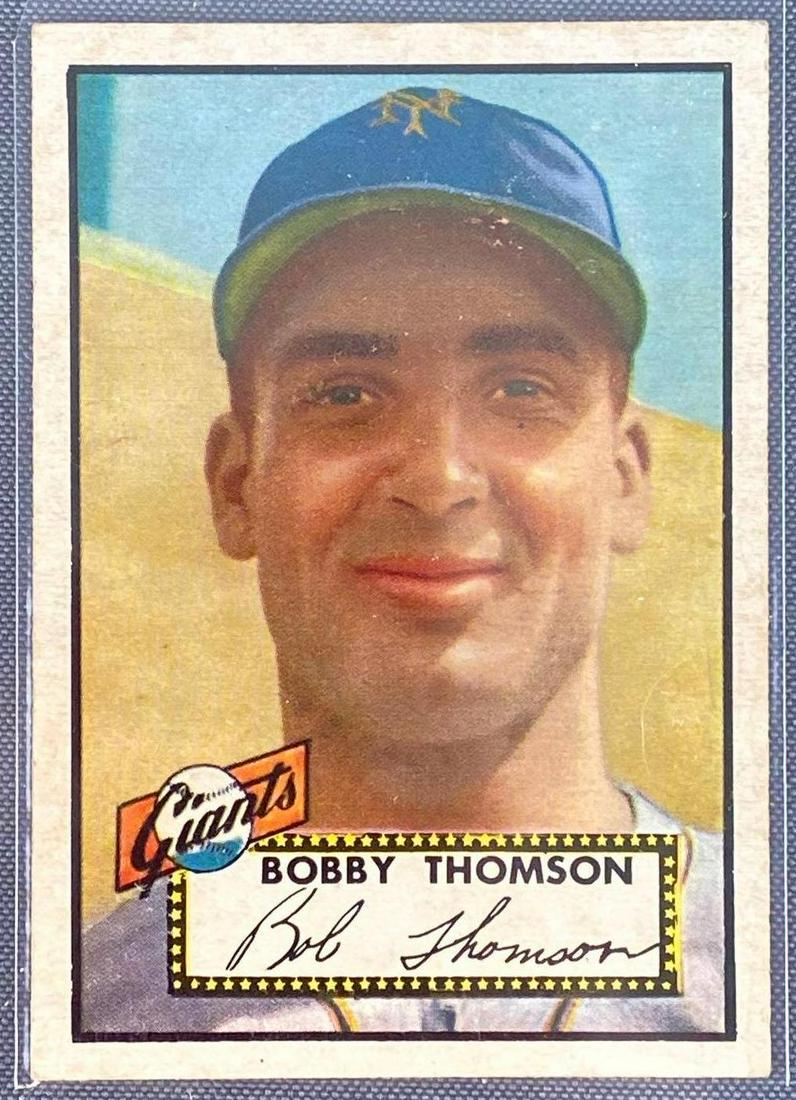 1952 Topps Bobby Thompson #313 Set Break (1 of 3)