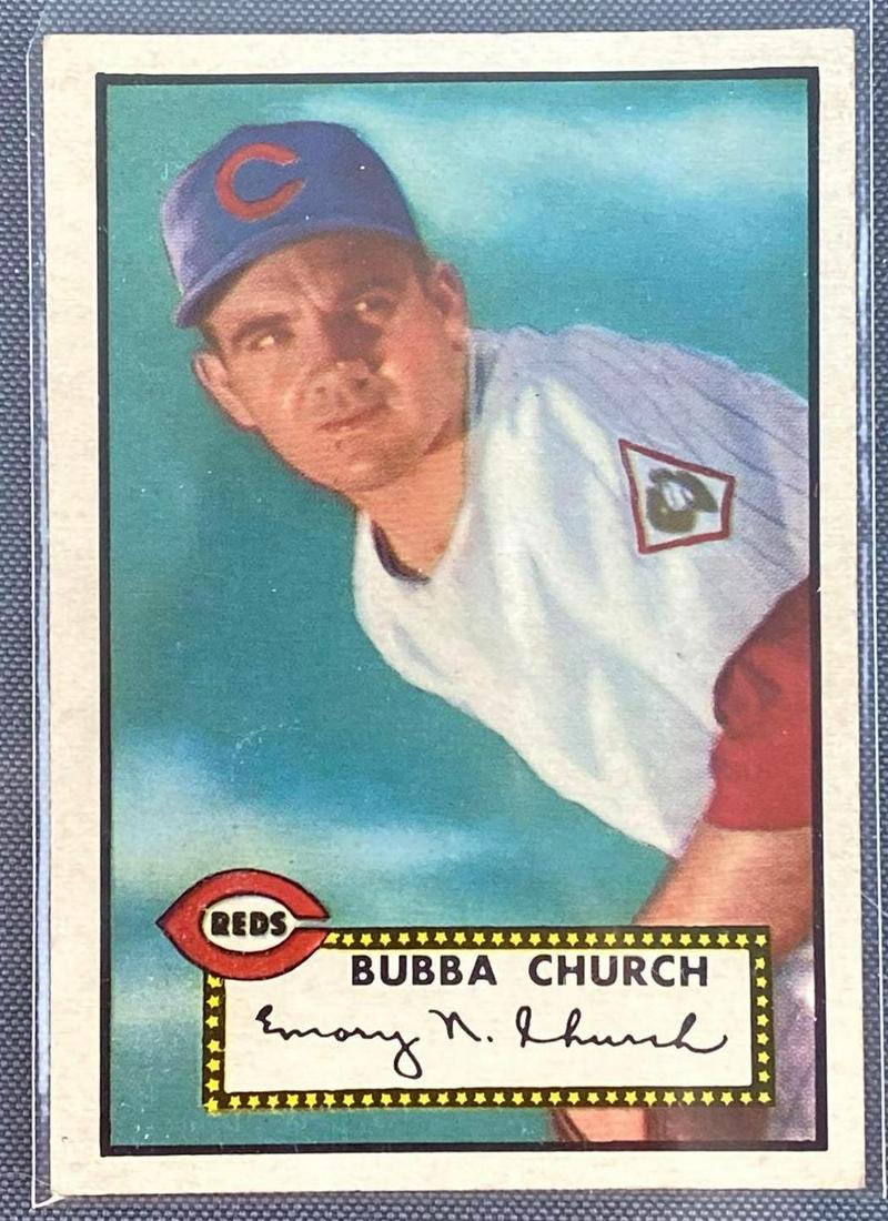 1952 Topps Bubba Church #323 Set Break (1 of 3)