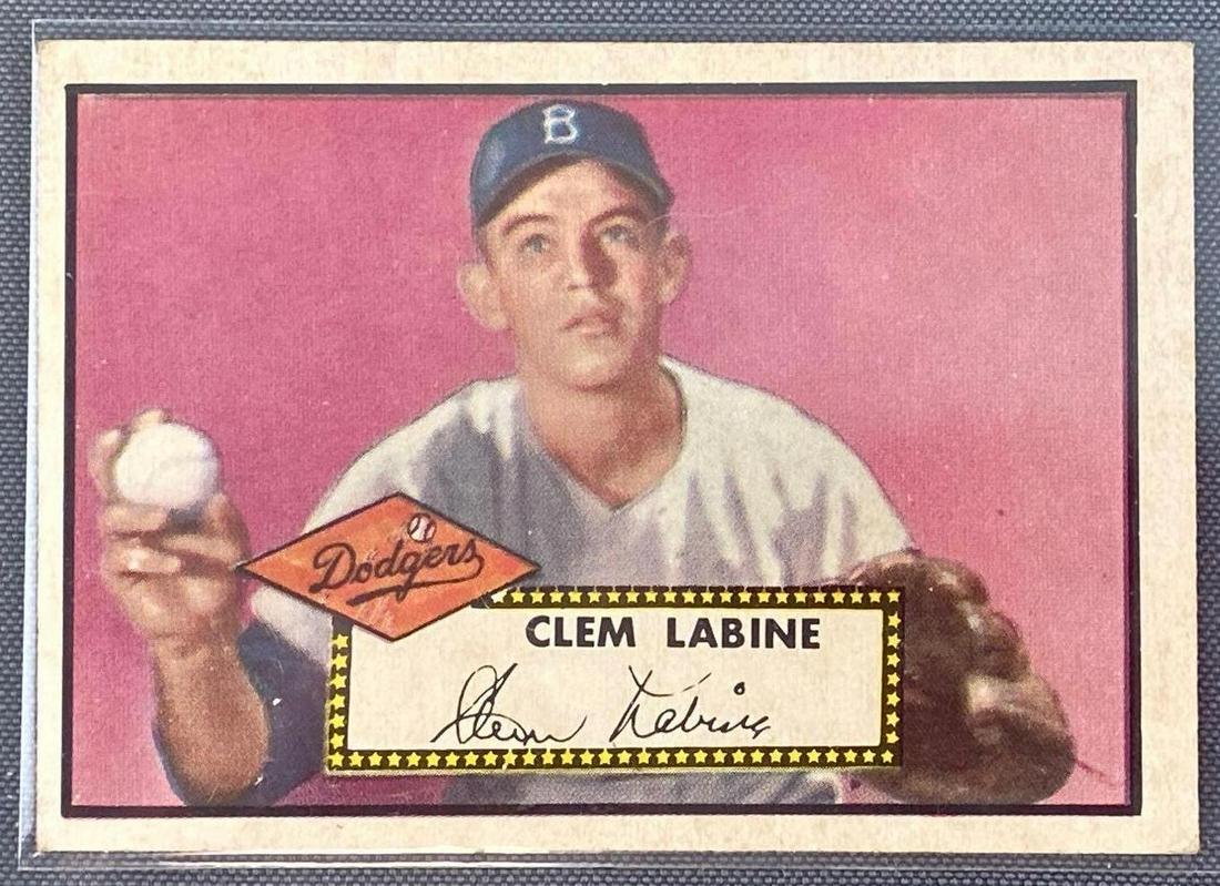 1952 Topps Clem Labine #42 Set Break (1 of 3)
