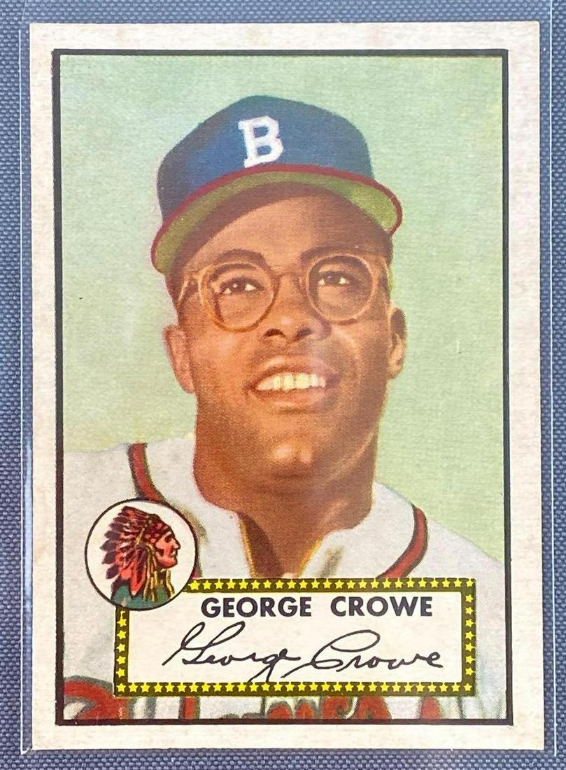 1952 Topps George Crowe #360 Set Break (1 of 3)