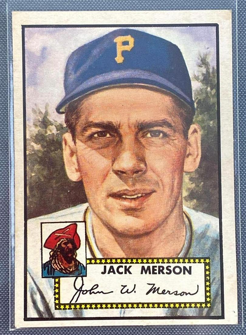 1952 Topps Jack Merson #375 Set Break (1 of 3)