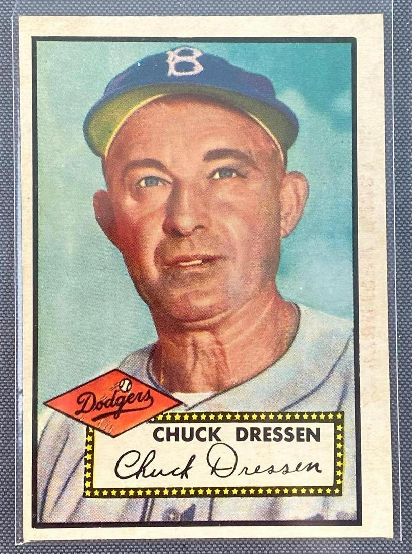 1952 Topps Chuck Dressen #377 Set Break (1 of 3)