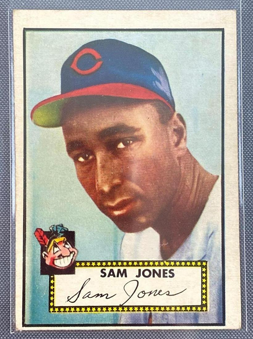 1952 Topps Sam Jones #382 Set Break: High number, VGEX.