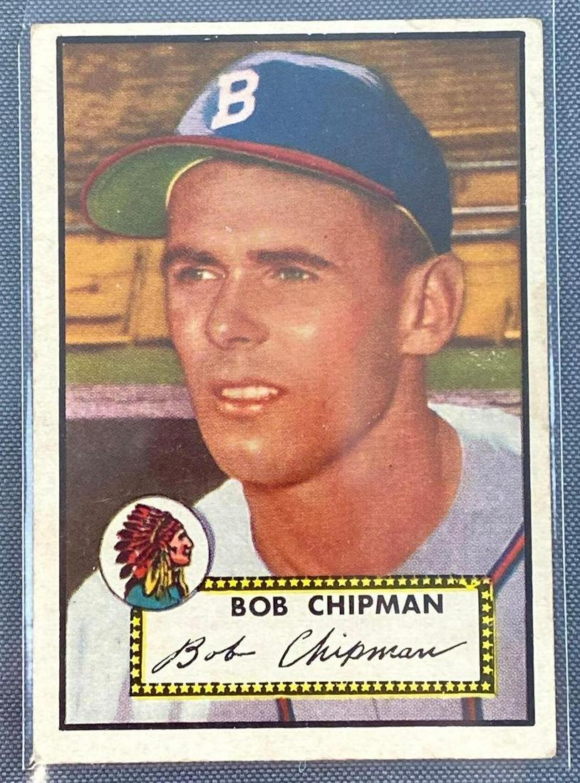 1952 Topps Bob Chipman #388 Set Break (1 of 3)