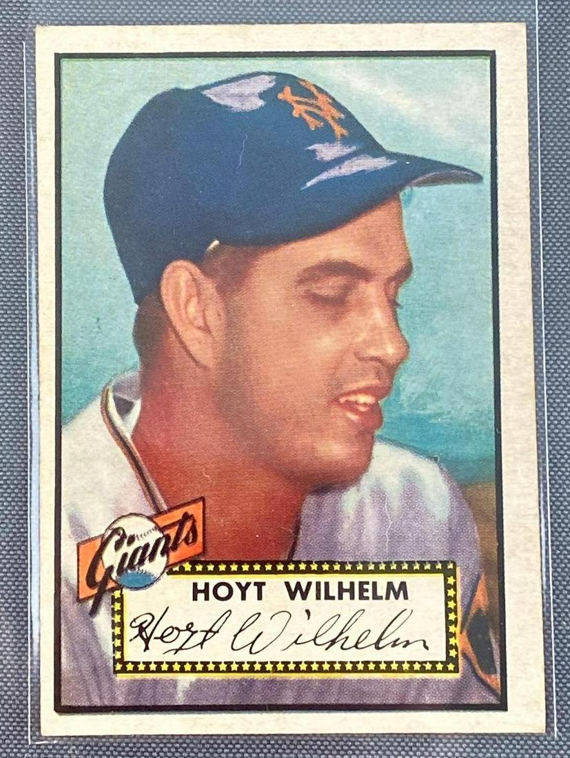1952 Topps Hoyt Wilhelm #392 Set Break (1 of 3)
