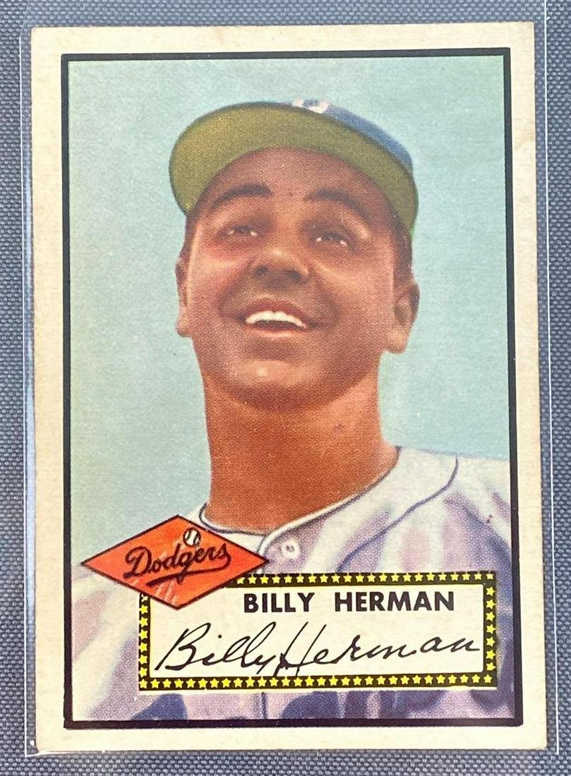 1952 Topps Billy Herman #394 Set Break (1 of 3)