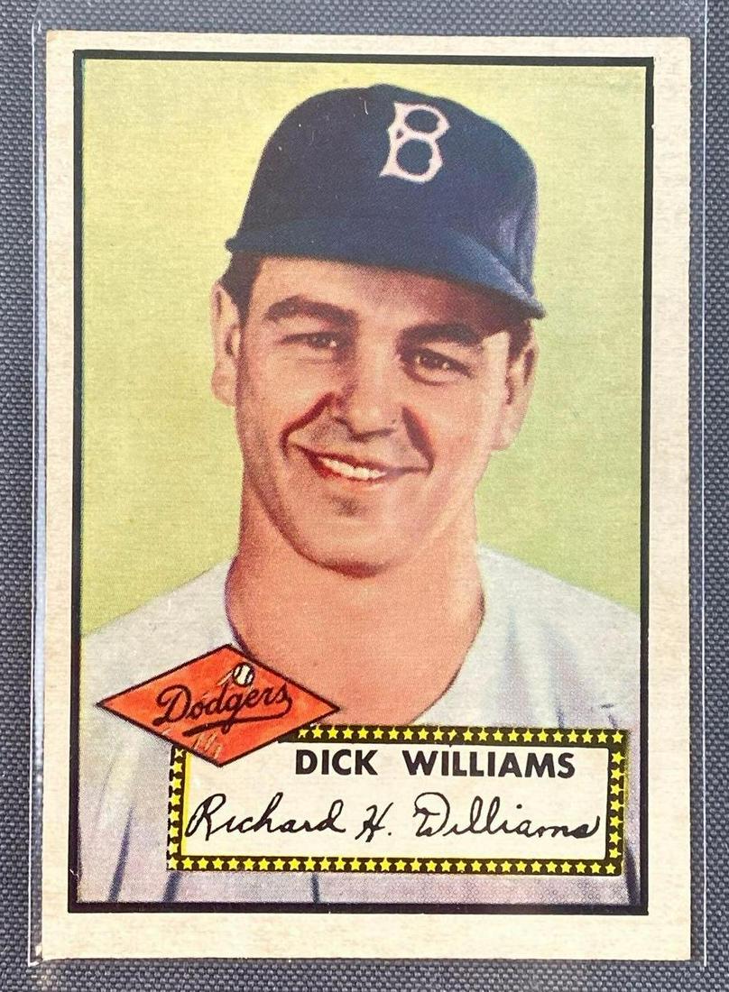 1952 Topps Dick Williams #396 Set Break (1 of 3)