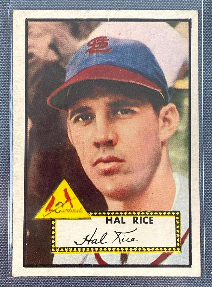 1952 Topps Hal Rice #398 Set Break (1 of 3)