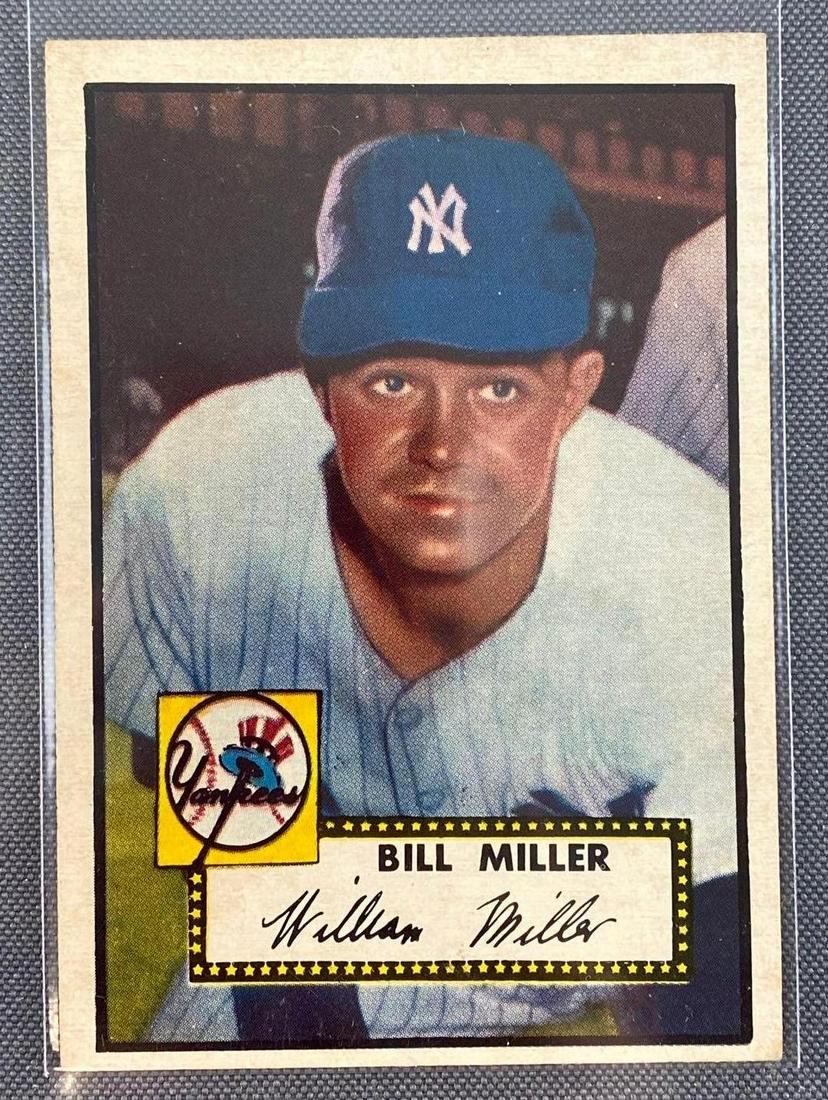 1952 Topps Bill Miller #403 Set Break (1 of 3)