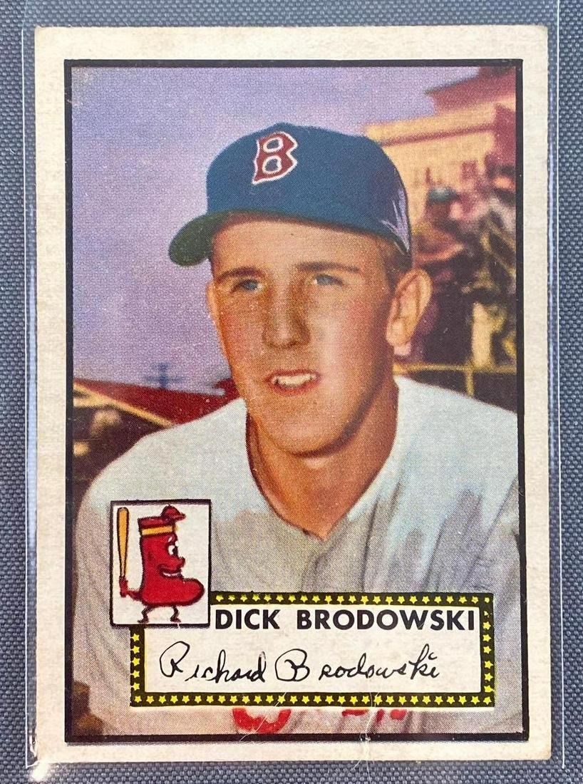 1952 Topps Dick Brodowski #404 Set Break (1 of 3)