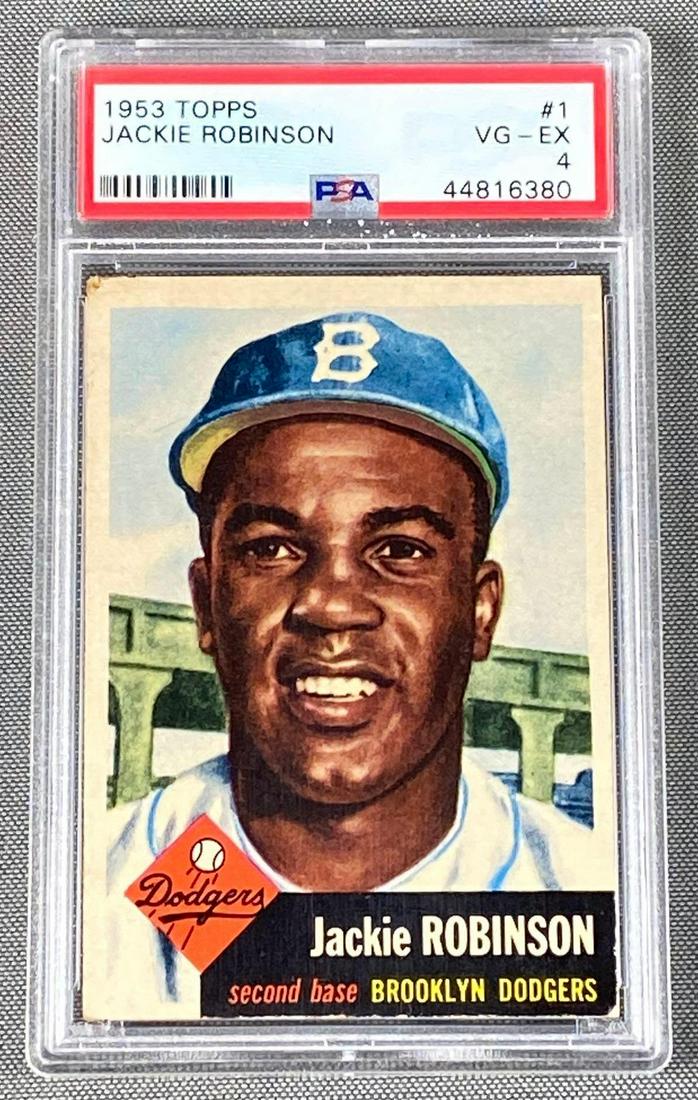 1953 Topps Jackie Robinson #1 PSA 4 (1 of 4)