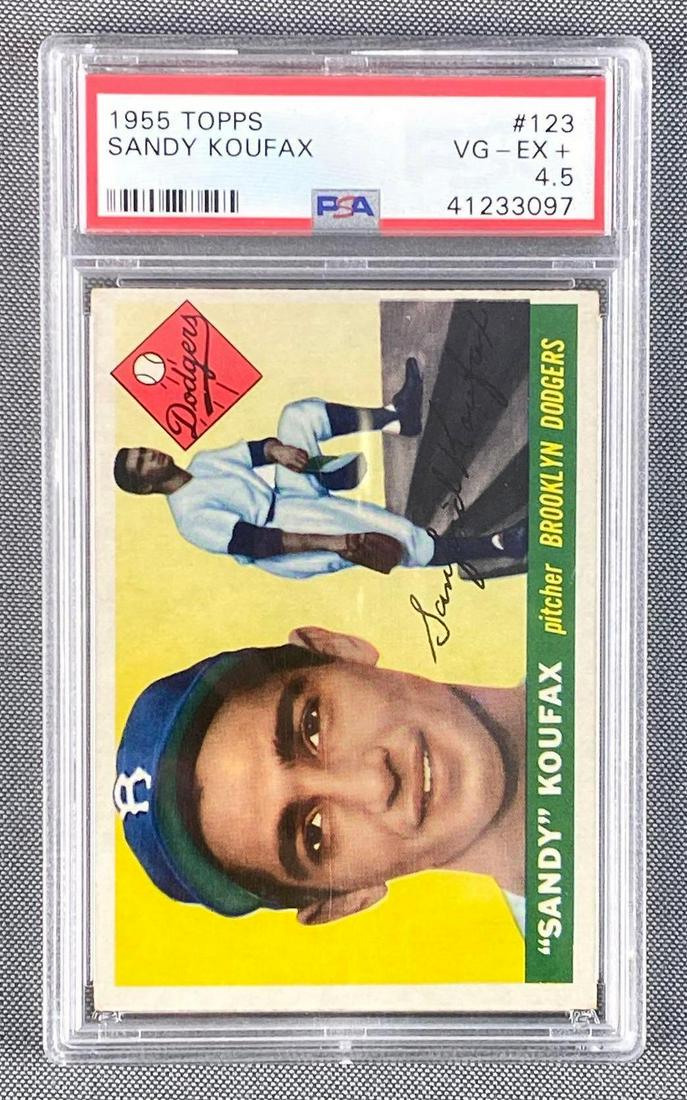 1955 Topps Sandy Koufax #123 PSA 4.5 (1 of 4)