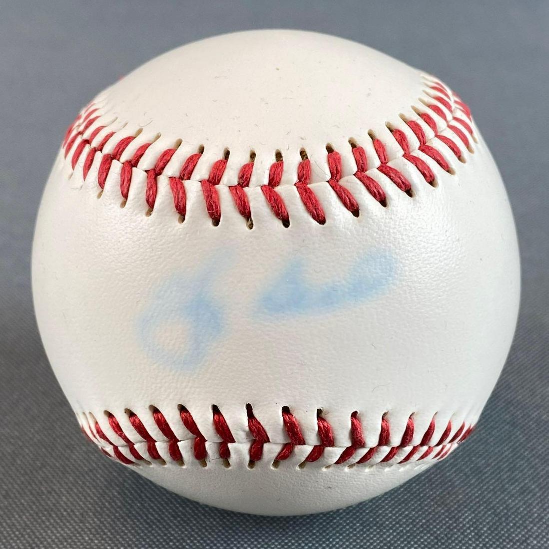 Yogi Berra Signed Baseball: With PSP Sports Marketing and Promotions COA, signature faded