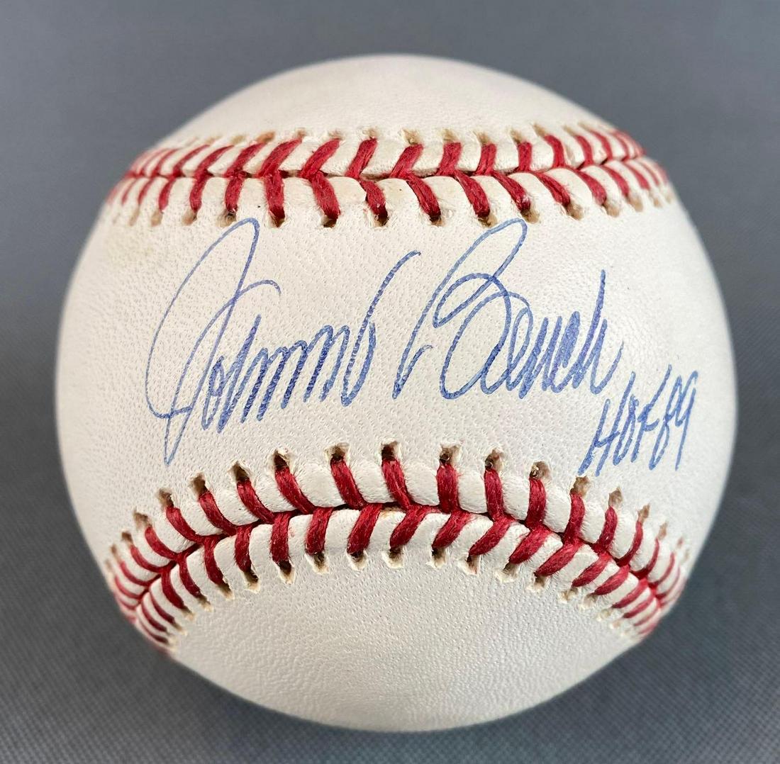 Johnny Bench Signed Baseball (1 of 4)