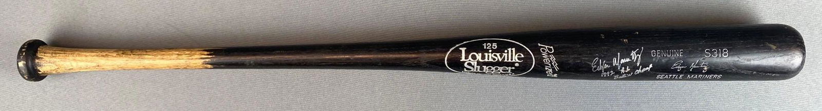 Edgar Martinez Seattle Mariners Signed Baseball Bat (1 of 5)