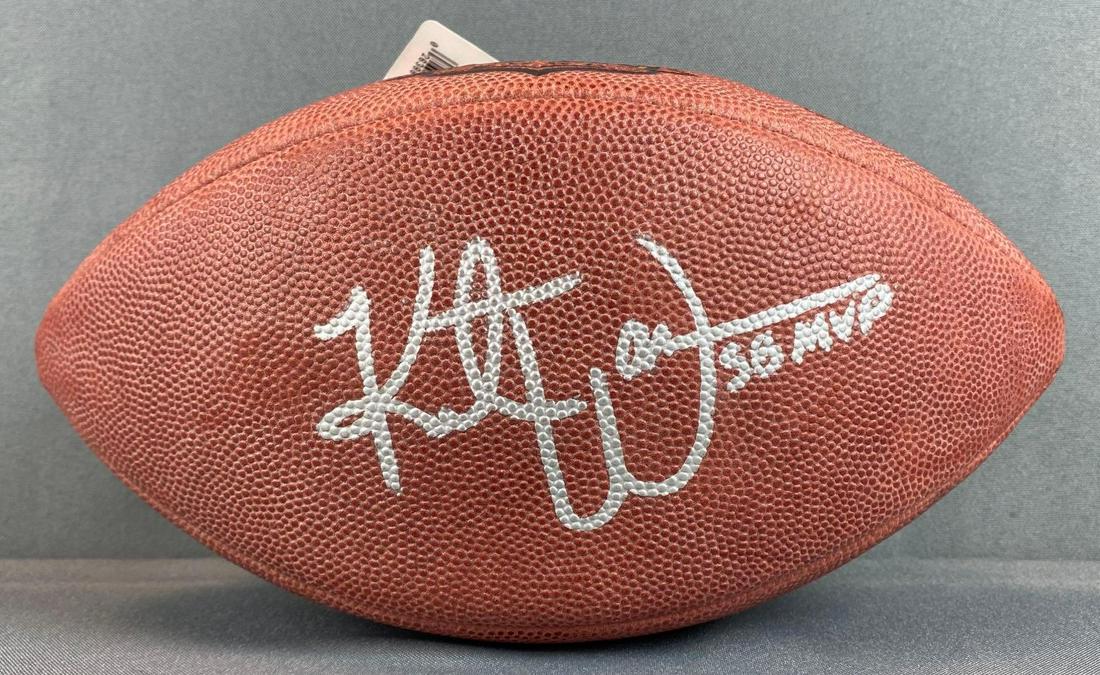 Kurt Warner Signed Football (1 of 5)