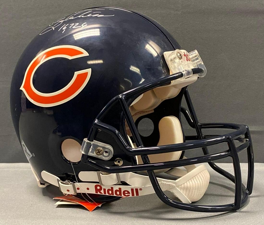 Walter Payton Chicago Bears Signed Football Helmet Steiner COA (1 of 7)