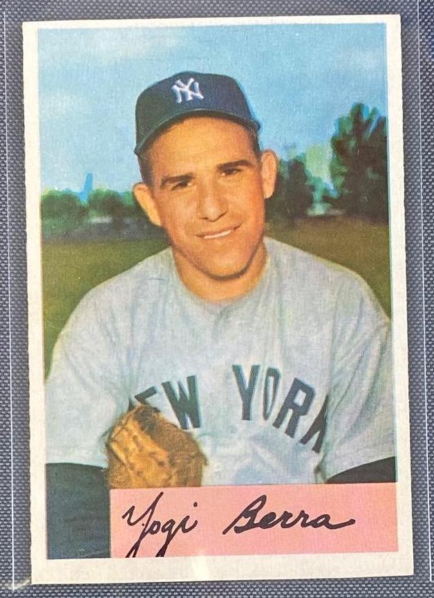 1954 Bowman Yogi Berra #161 Set Break (1 of 3)