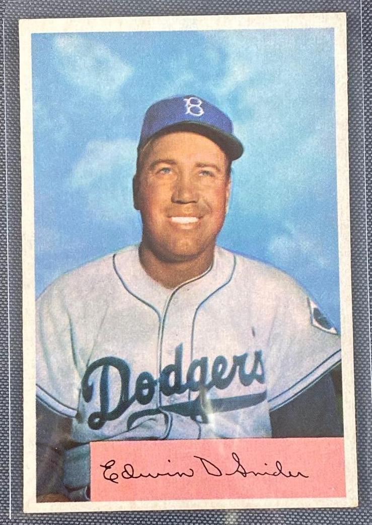 1954 Bowman Duke Snider #170 Set Break (1 of 3)
