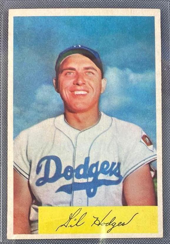 1954 Bowman Gil Hodges #138 Set Break (1 of 3)