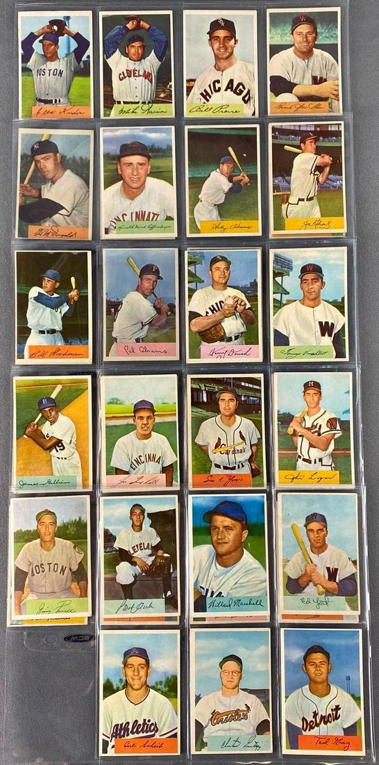 34 - 1954 Bowman Card Set Break (1 of 6)