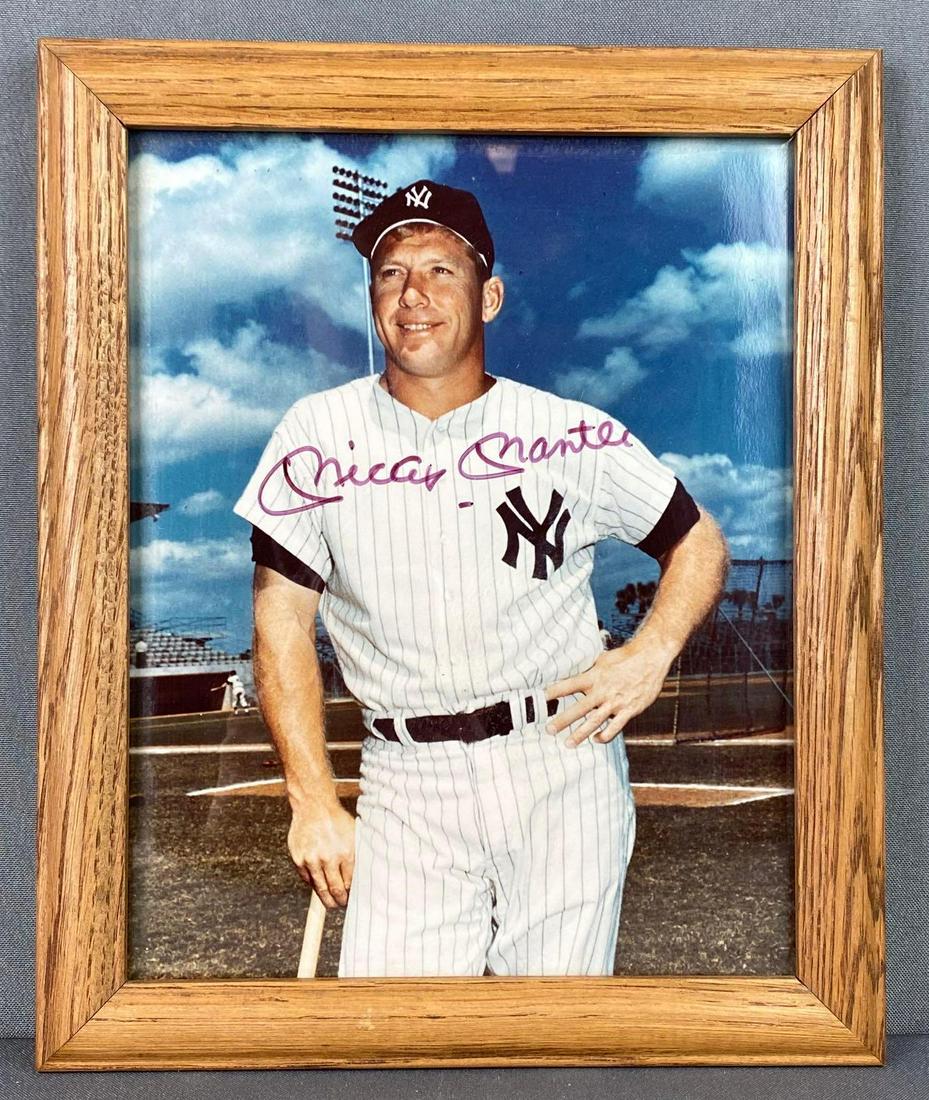 Mickey Mantle Autographed Photo JSA Authenticated (1 of 5)