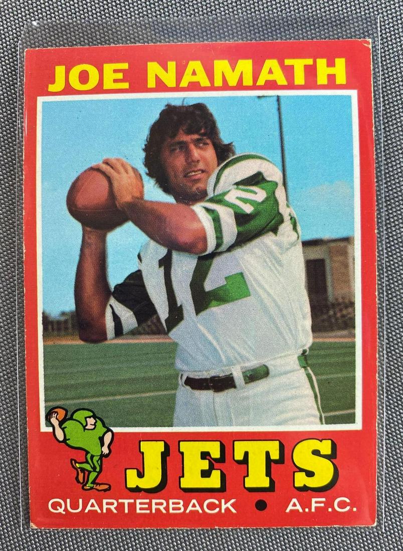1971 Topps Joe Namath #250 Card (1 of 2)