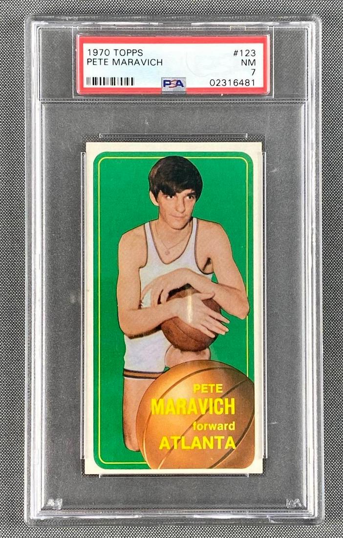 1970 Topps Pete Maravich Rookie #123 PSA 7 (1 of 3)
