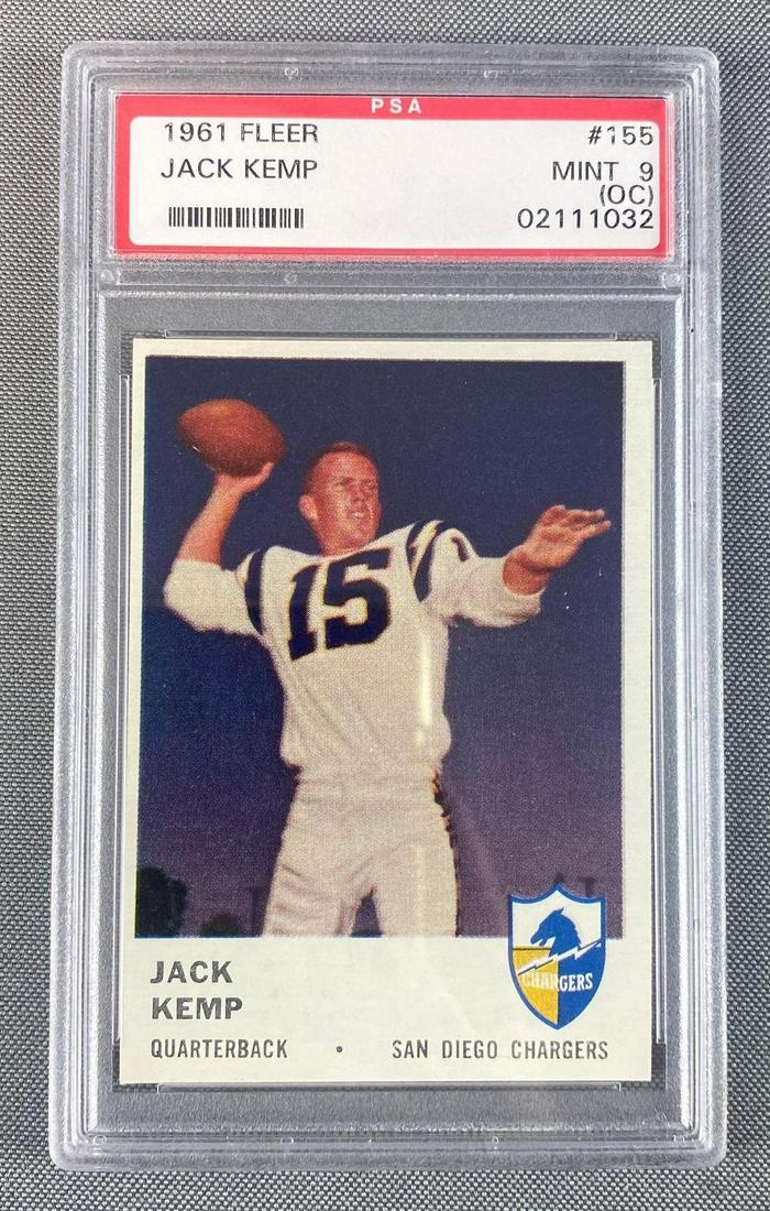 1961 Fleer Jack Kemp #156 PSA 9 (1 of 3)