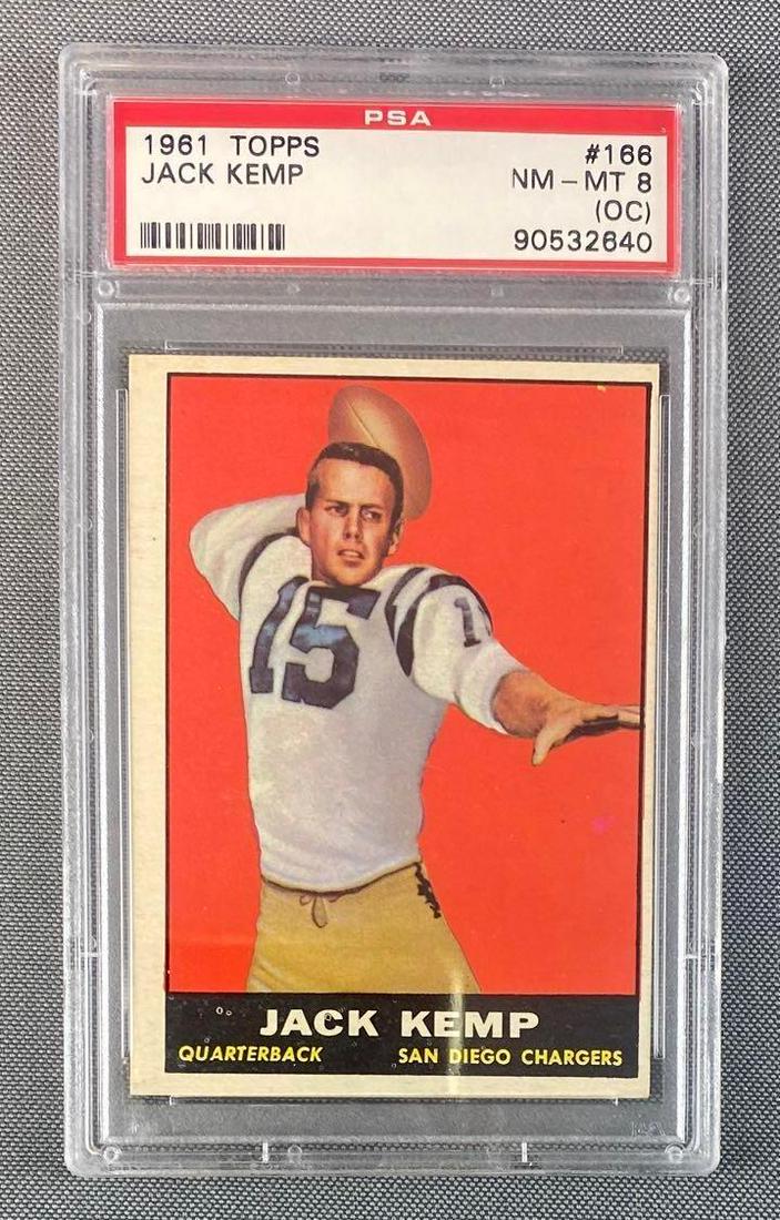 1961 Topps Jack Kemp #166 PSA 8 (1 of 3)