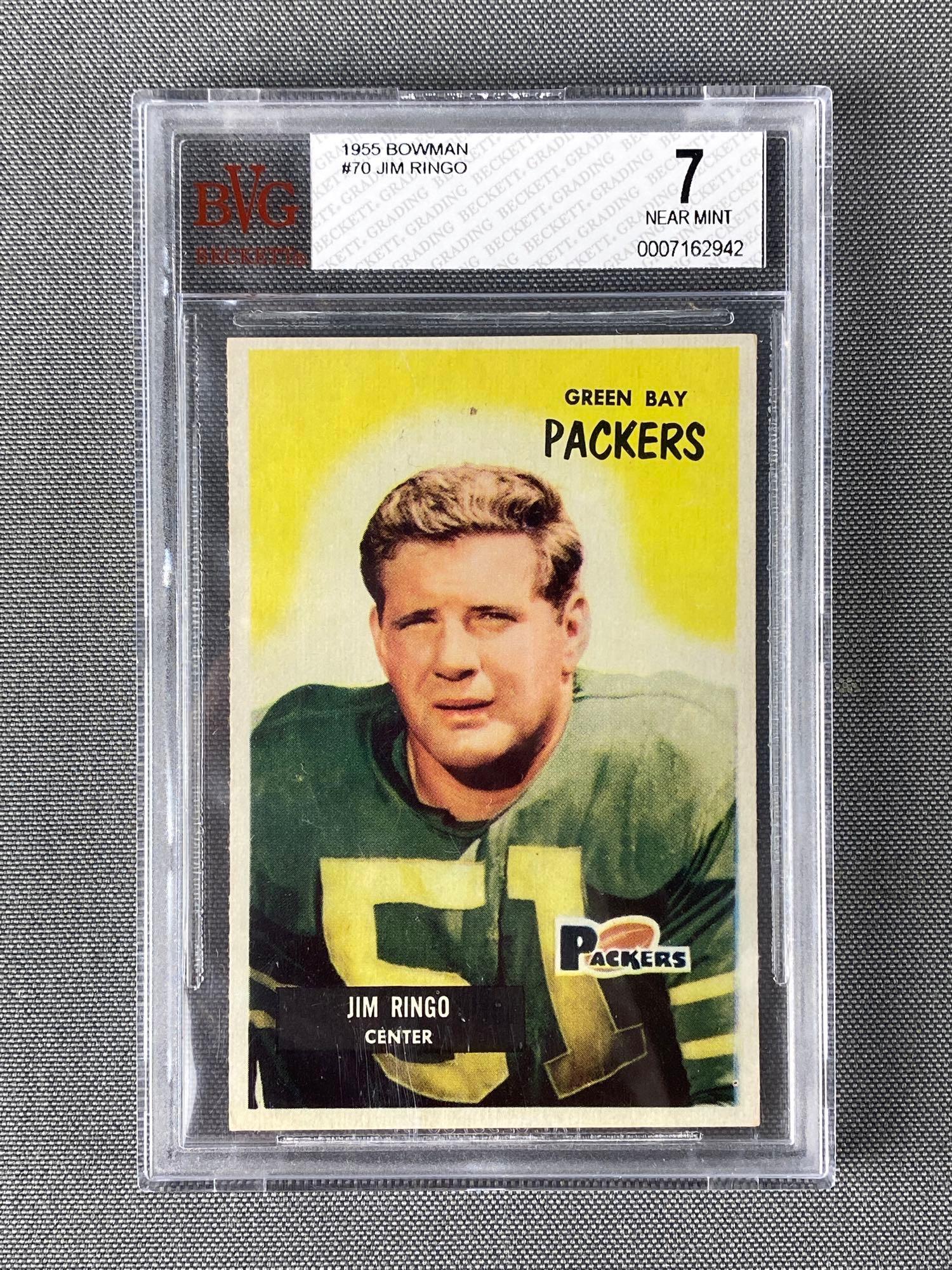 1955 Bowman Jim Ringo #70 Grwded BVC 7 (1 of 4)
