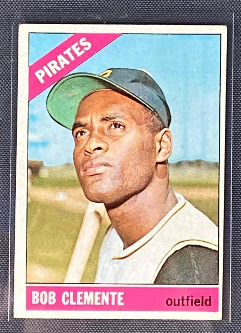 1966 Topps Bob Clemente #300: Nice card, EX.