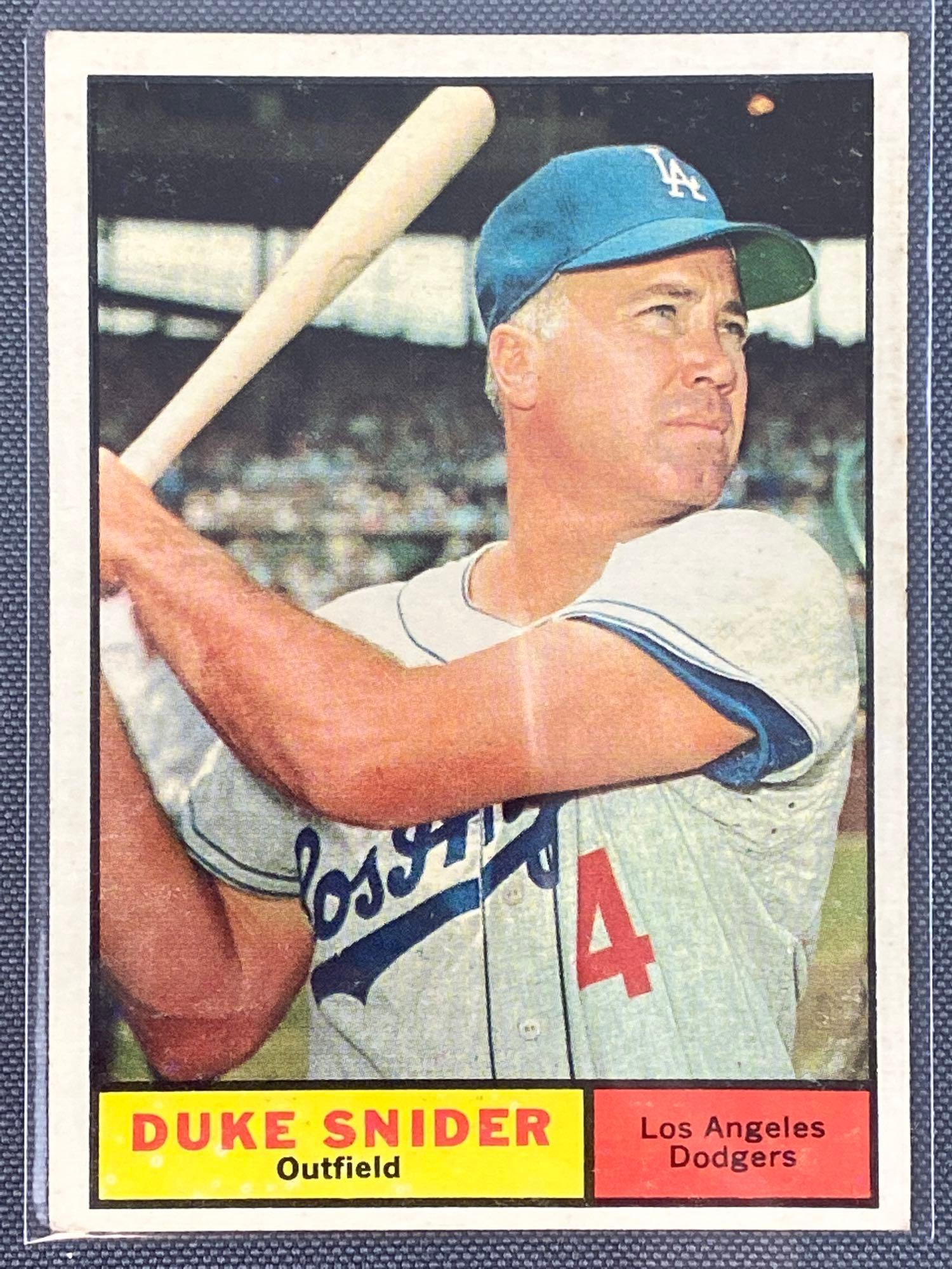 1961 Topps Duke Snider #443 Baseball Card (1 of 3)