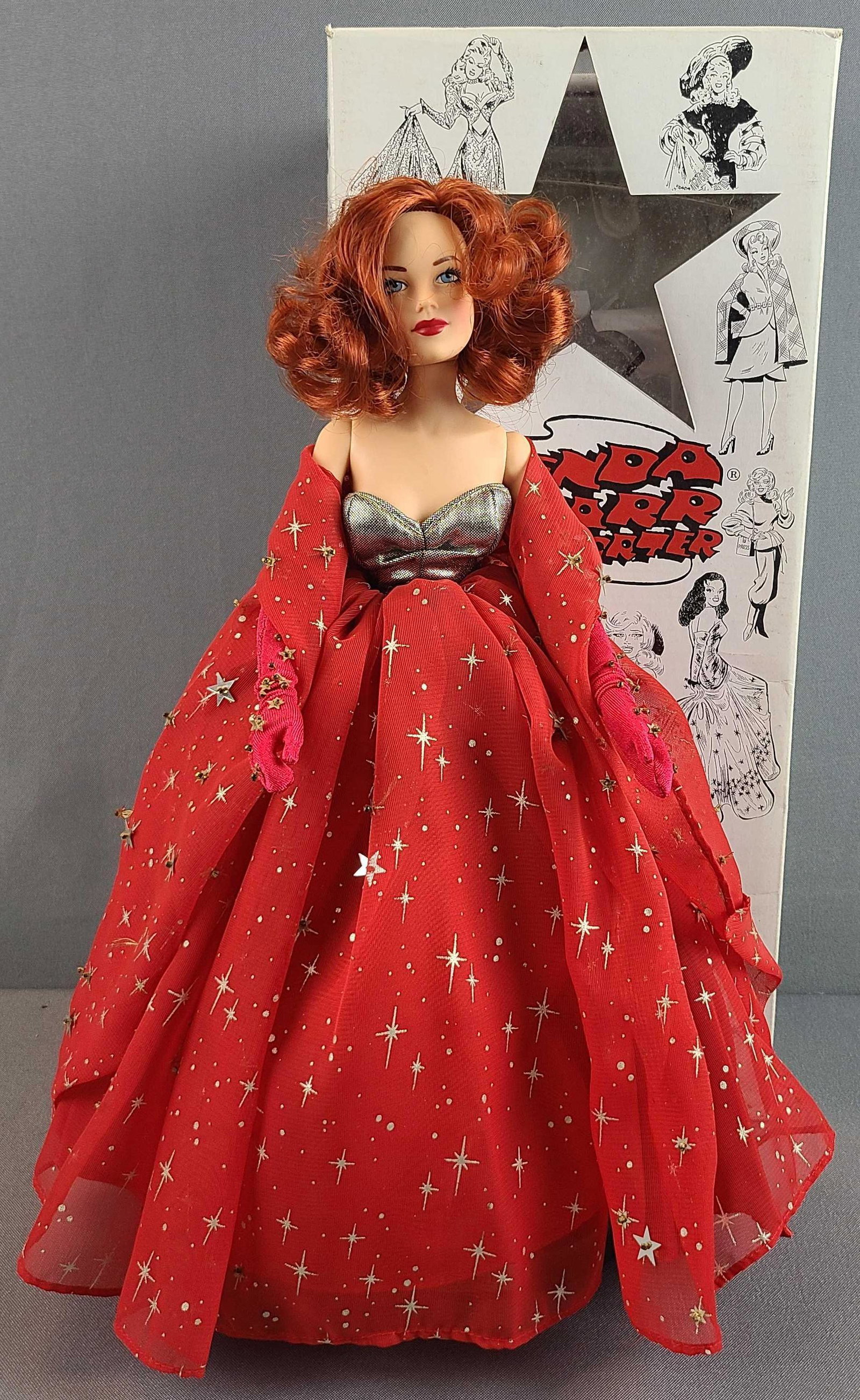 Brenda Starr Reporter Effanbee Collectible Doll: With COA. Small mark on nose. 16 inches tall