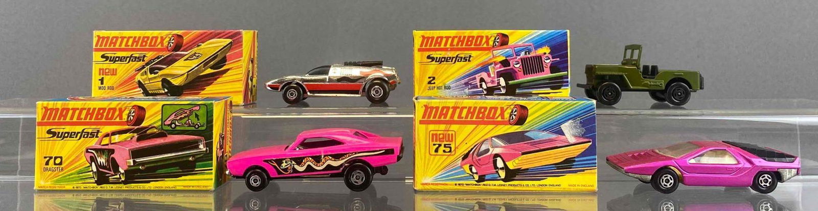 Group of 4 Matchbox Superfast Vehicles (1 of 9)