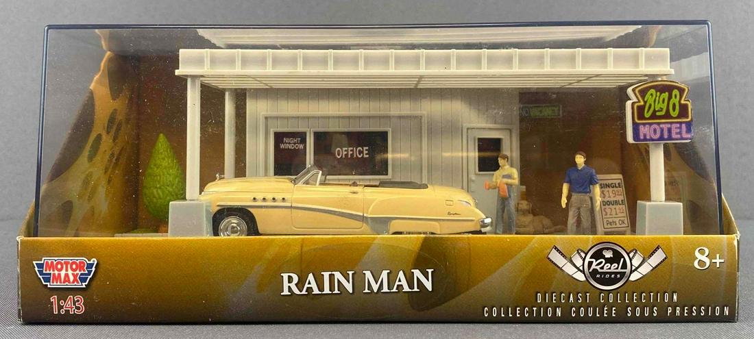 Motor Max Rain Man 1949 Buick Roadmaster Reel Rides: 1980-2009. New in original packaging. 1/43 scale.