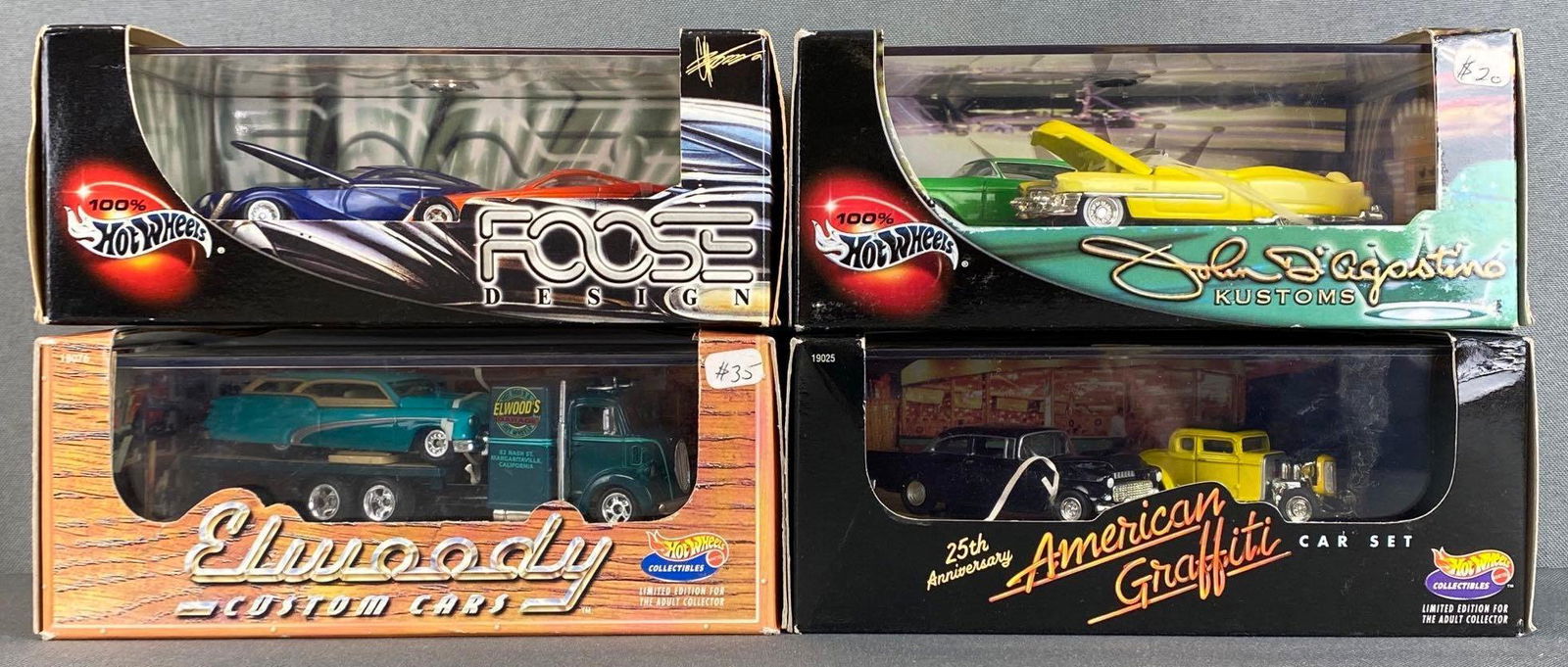 Group of 4 Hot Wheels Die-Cast Vehicle Sets (1 of 5)