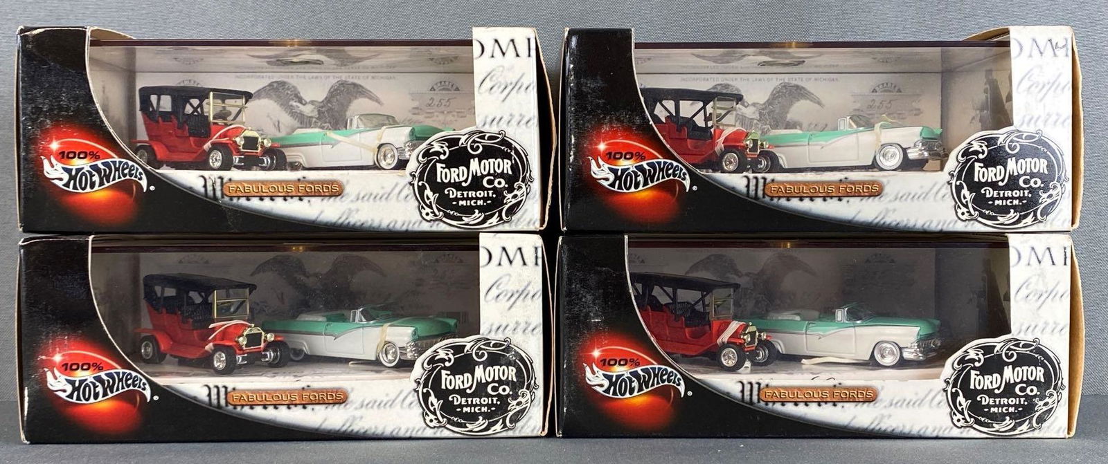 Group of 4 Hot Wheels Fabulous Ford Vehicle Set (1 of 5)