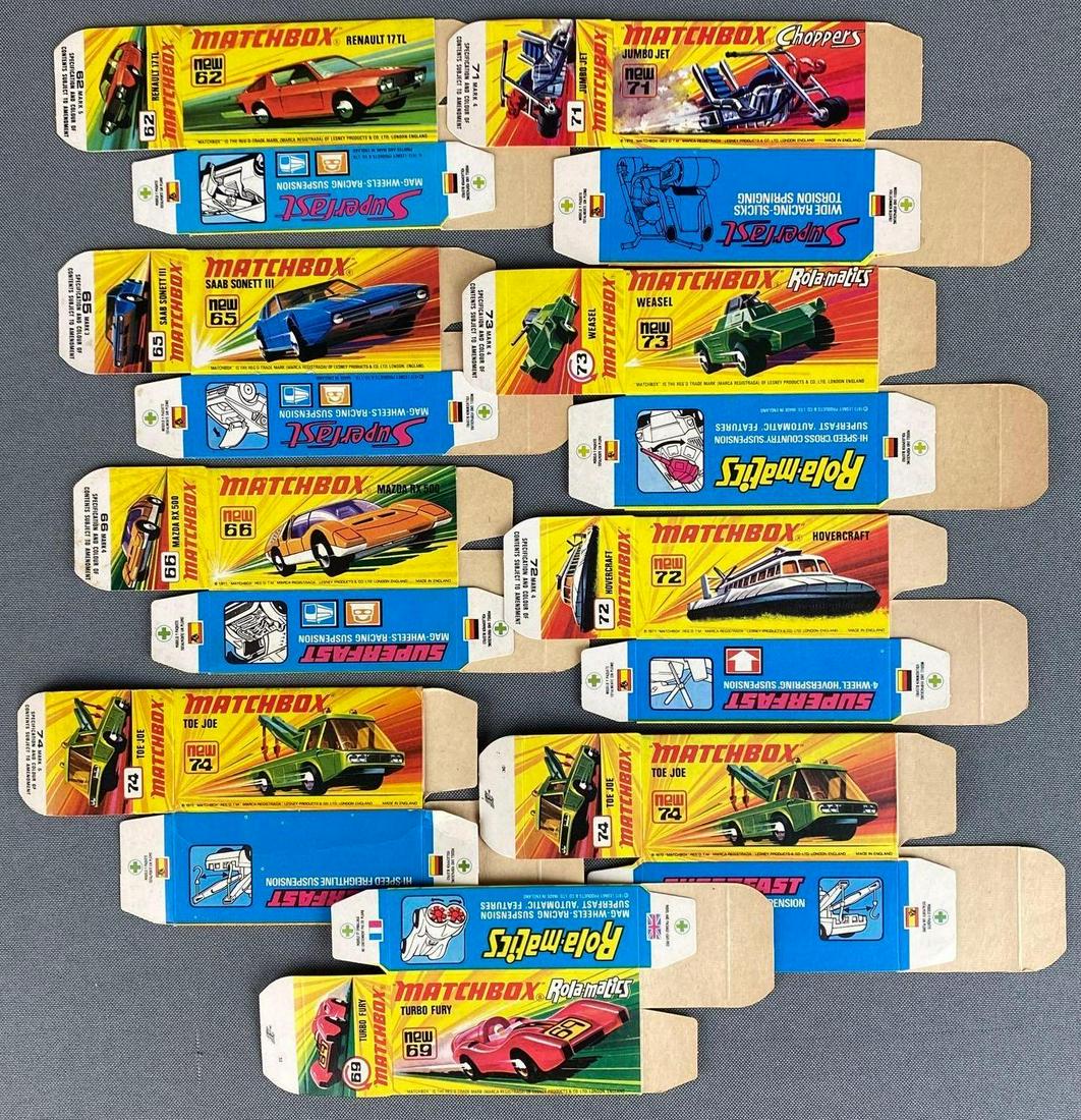 Group of 9 Matchbox Series I Type Boxes (1 of 7)