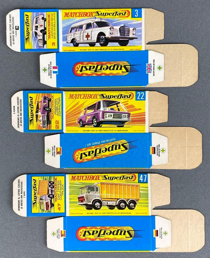 Group of 5 Matchbox Superfast Series G Type Boxes (1 of 4)