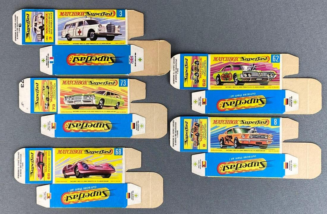 Group of 5 Matchbox Superfast Series G Type Boxes (1 of 5)